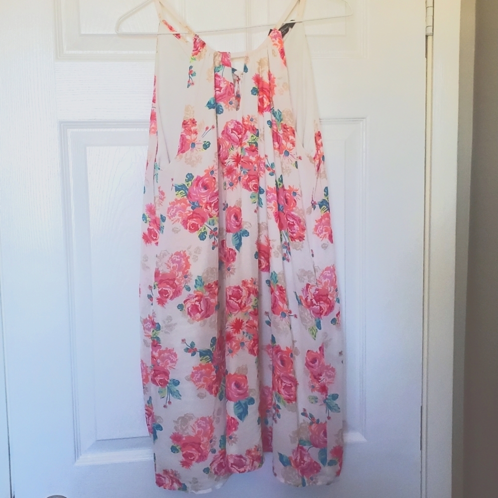Floral Halter neck dress